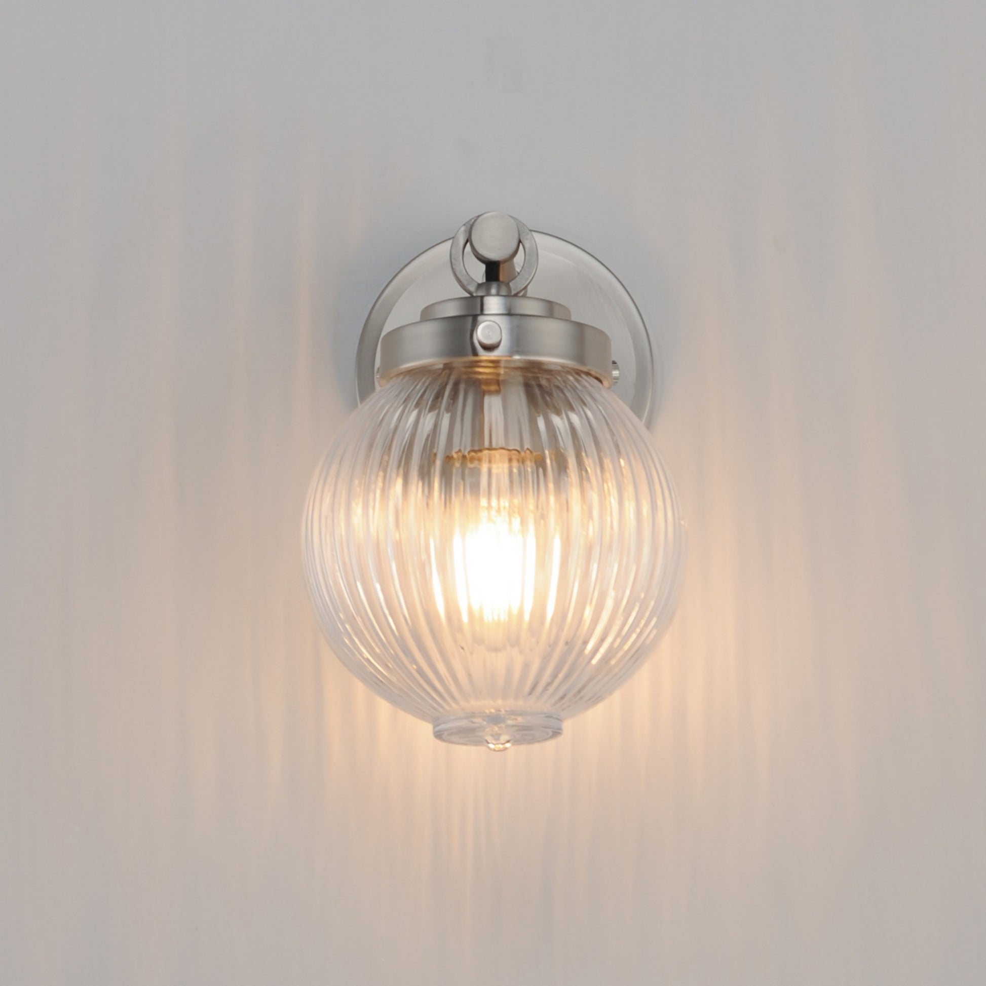 Kasbah 9" Wall Sconce, Satin Nickel Finish - Bees Lighting