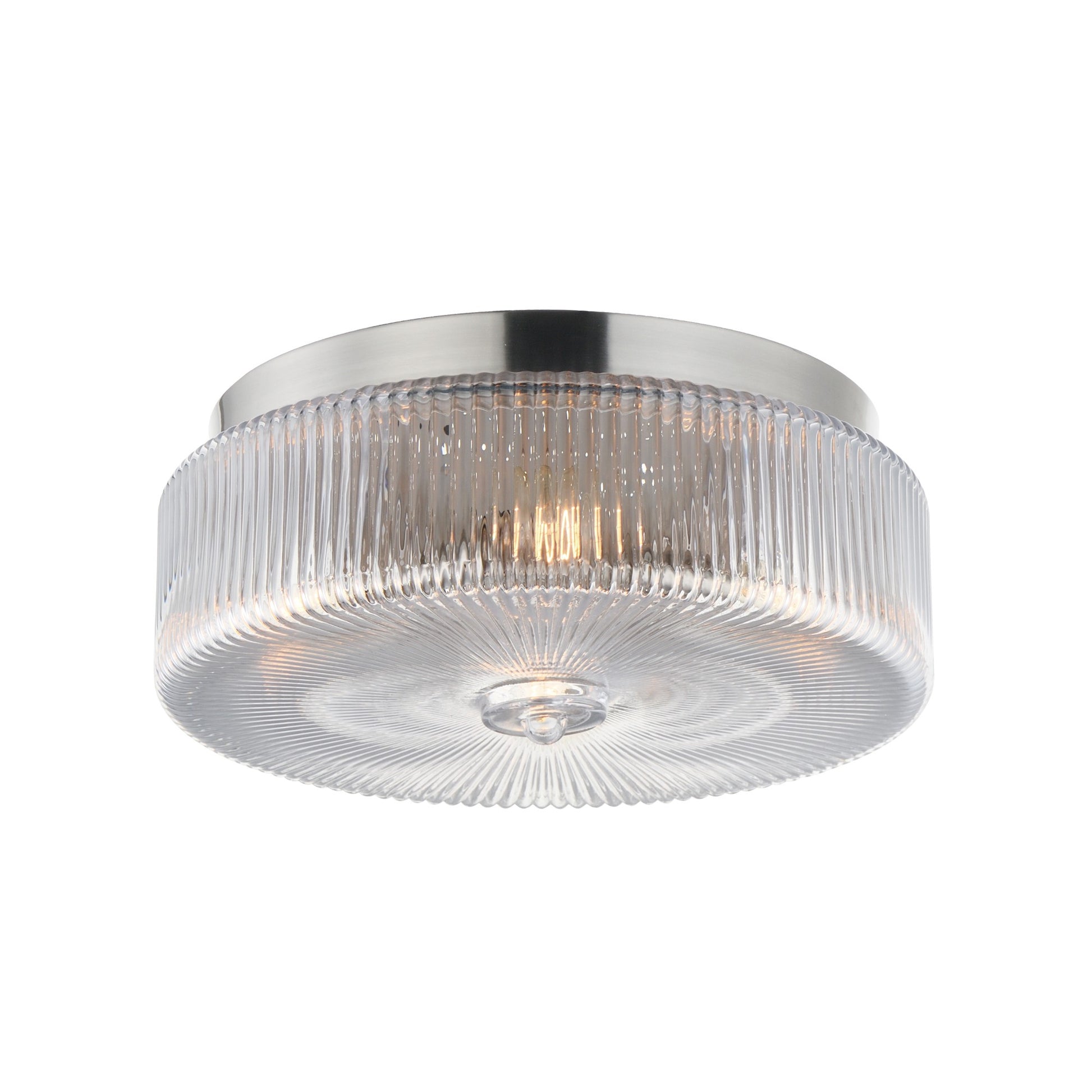 Kasbah 16" 4-Light Flush Mount, Satin Nickel Finish - Bees Lighting