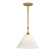 Kismet 12" Pendant, Gold Leaf Finish - Bees Lighting