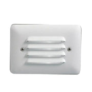 12V LED Step Light Louvered 2700K White