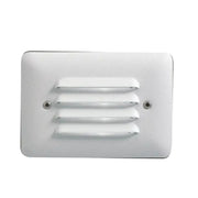 12V LED Step Light Louvered 3000K White