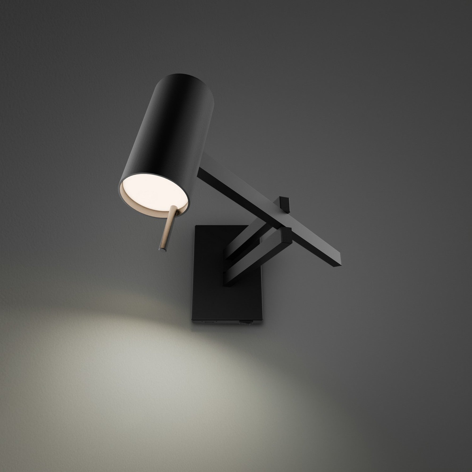 Gavel 18" LED Task Light, Black Finish - Bees Lighting