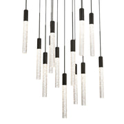 Magic 20" 13-Light LED Pendant, Black Finish - Bees Lighting