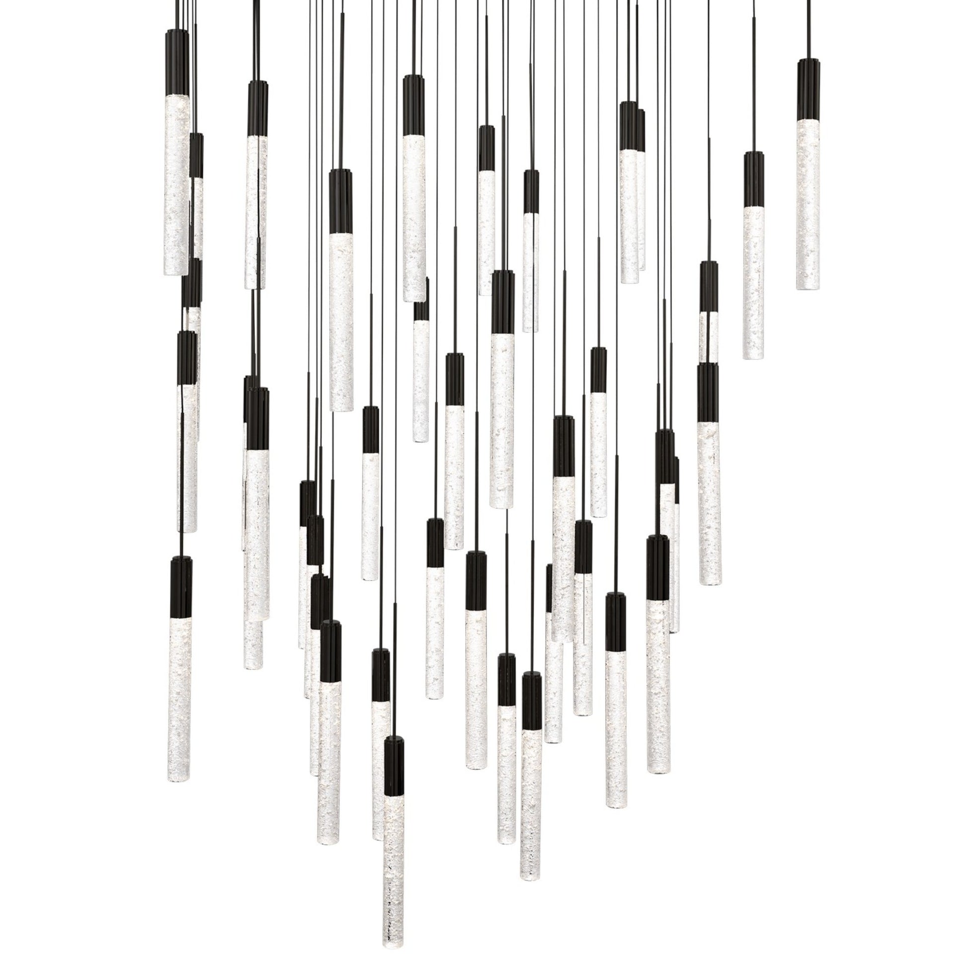 Magic 36" 41-Light LED Pendant, Black Finish - Bees Lighting