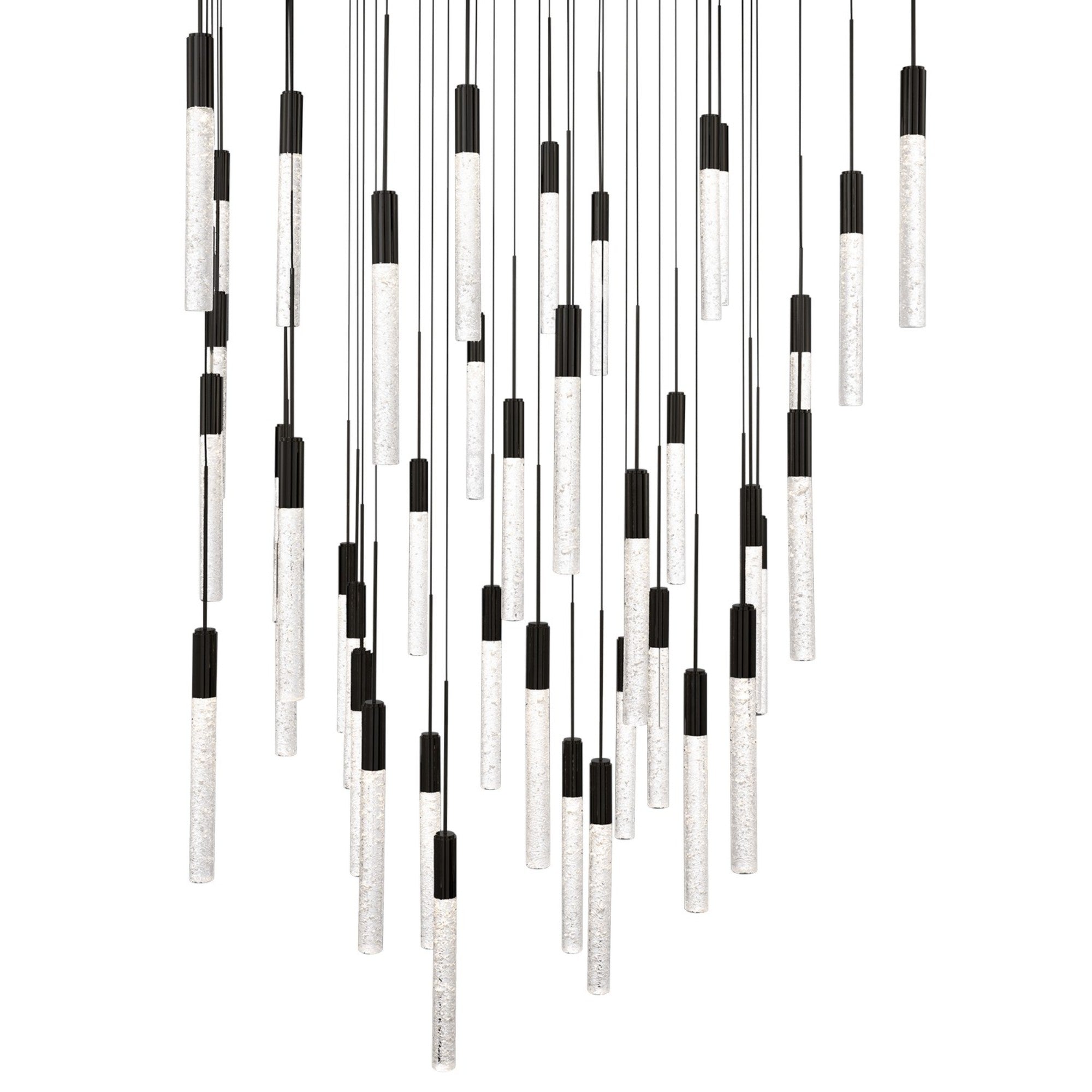 Magic 36" 41-Light LED Pendant, Black Finish - Bees Lighting