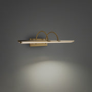 Ansel 24" LED Picture Light, 2700K, Aged Brass Finish - Bees Lighting