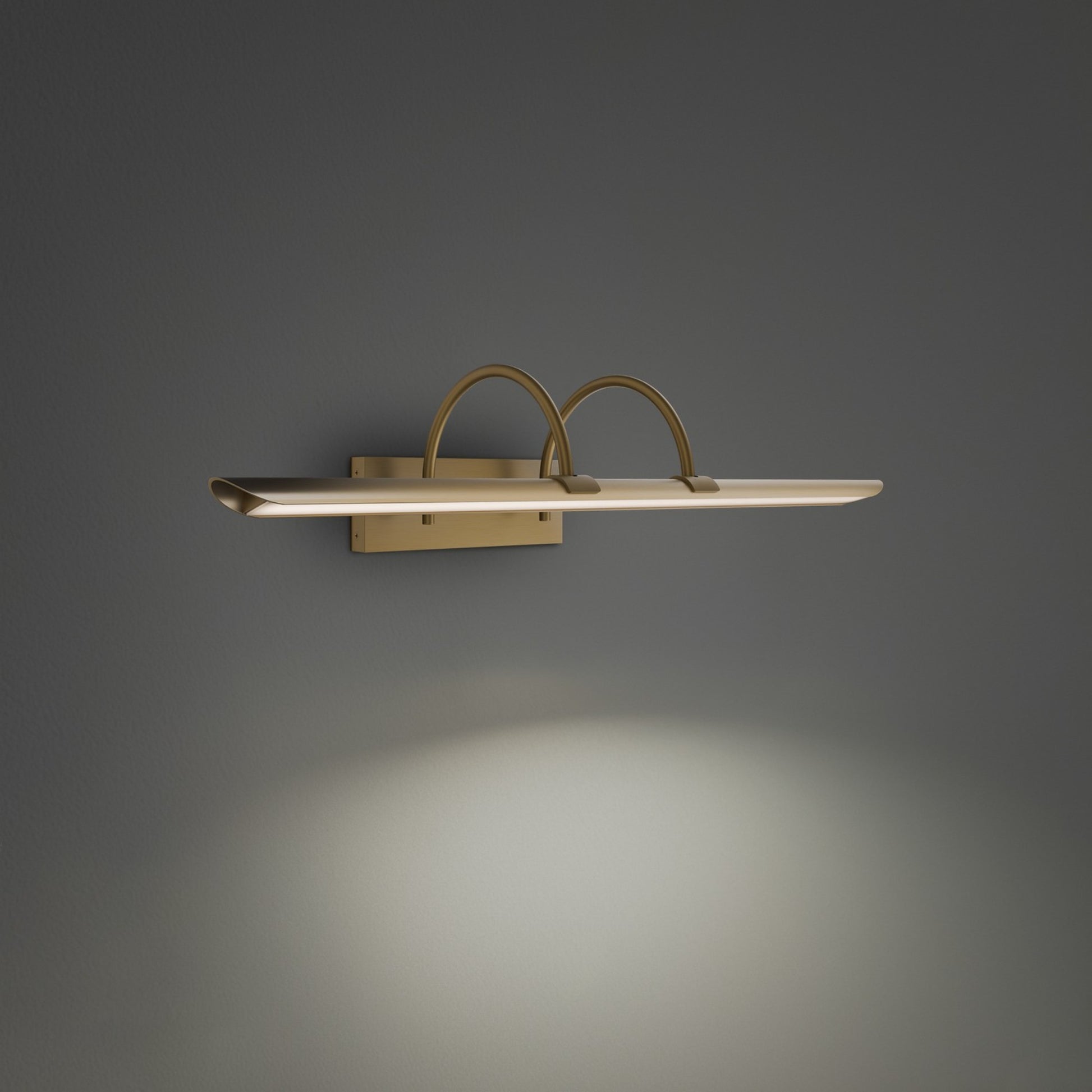 Ansel 24" LED Picture Light, 2700K, Aged Brass Finish - Bees Lighting