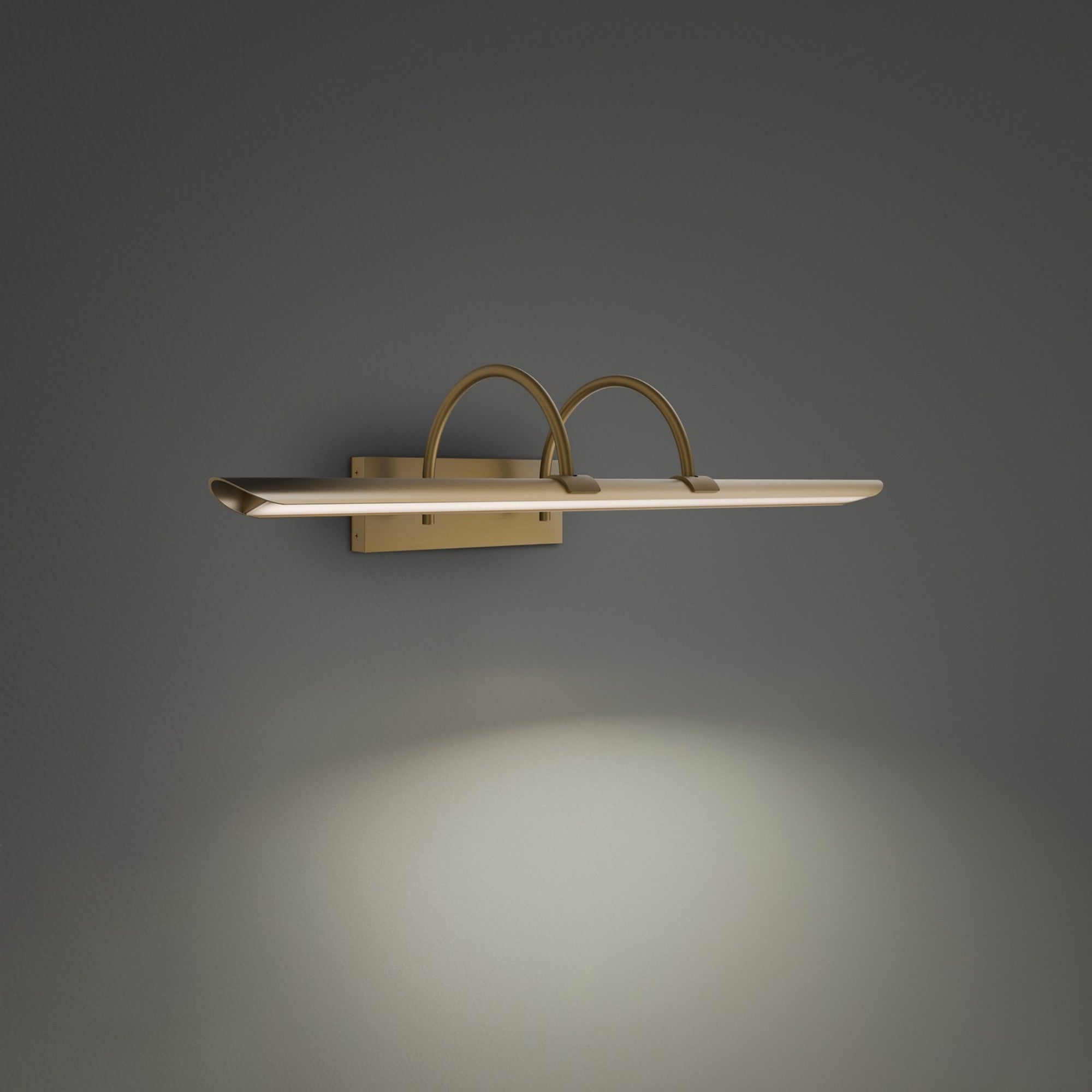 Ansel 24" LED Picture Light, 3500K, Aged Brass Finish - Bees Lighting
