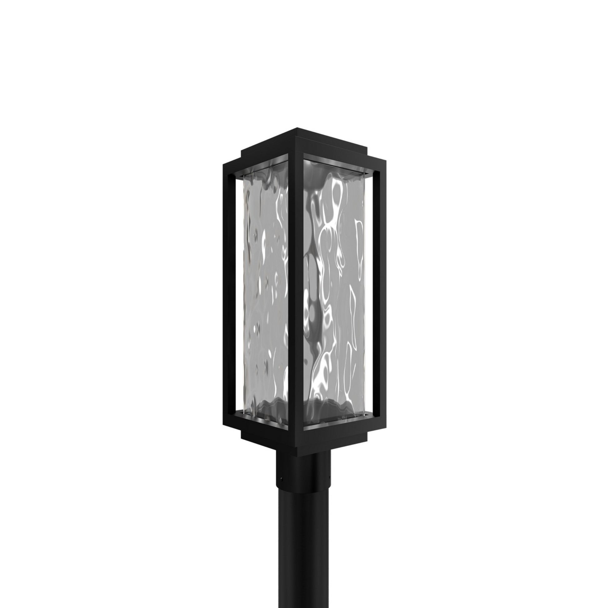 Two If By Sea 21" LED Outdoor Post Light, Black Finish - Bees Lighting
