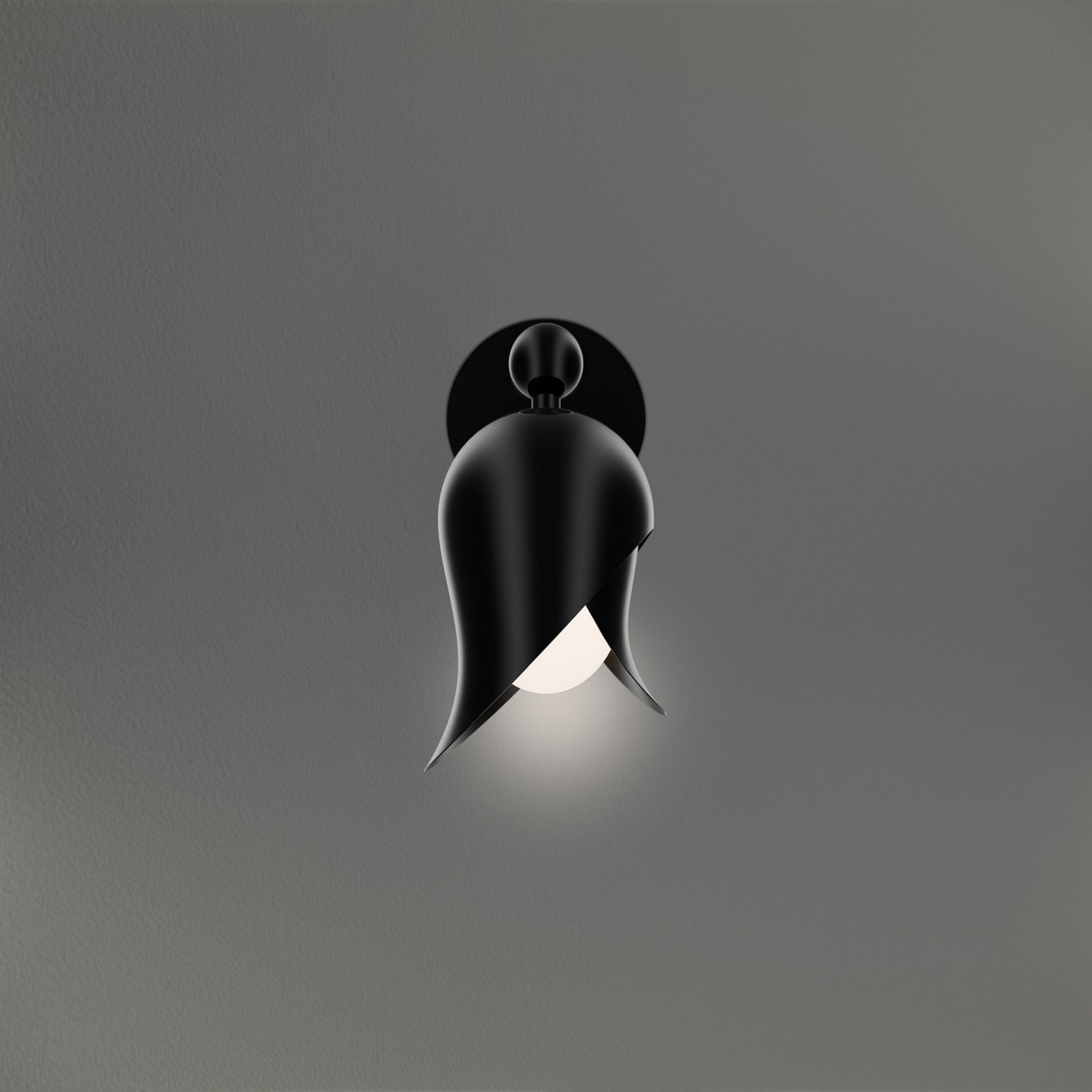 Elixir 13" LED Wall Sconce, 2700K, Nickel/Black Finish - Bees Lighting