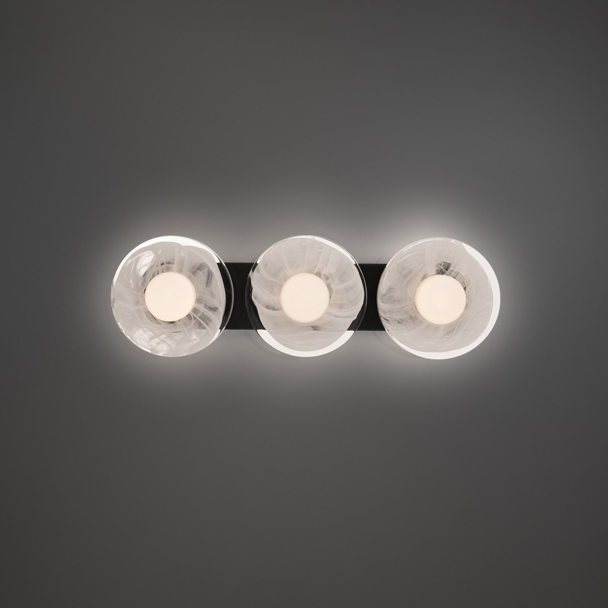 Fresco 25" LED Bath Vanity, Black Finish - Bees Lighting