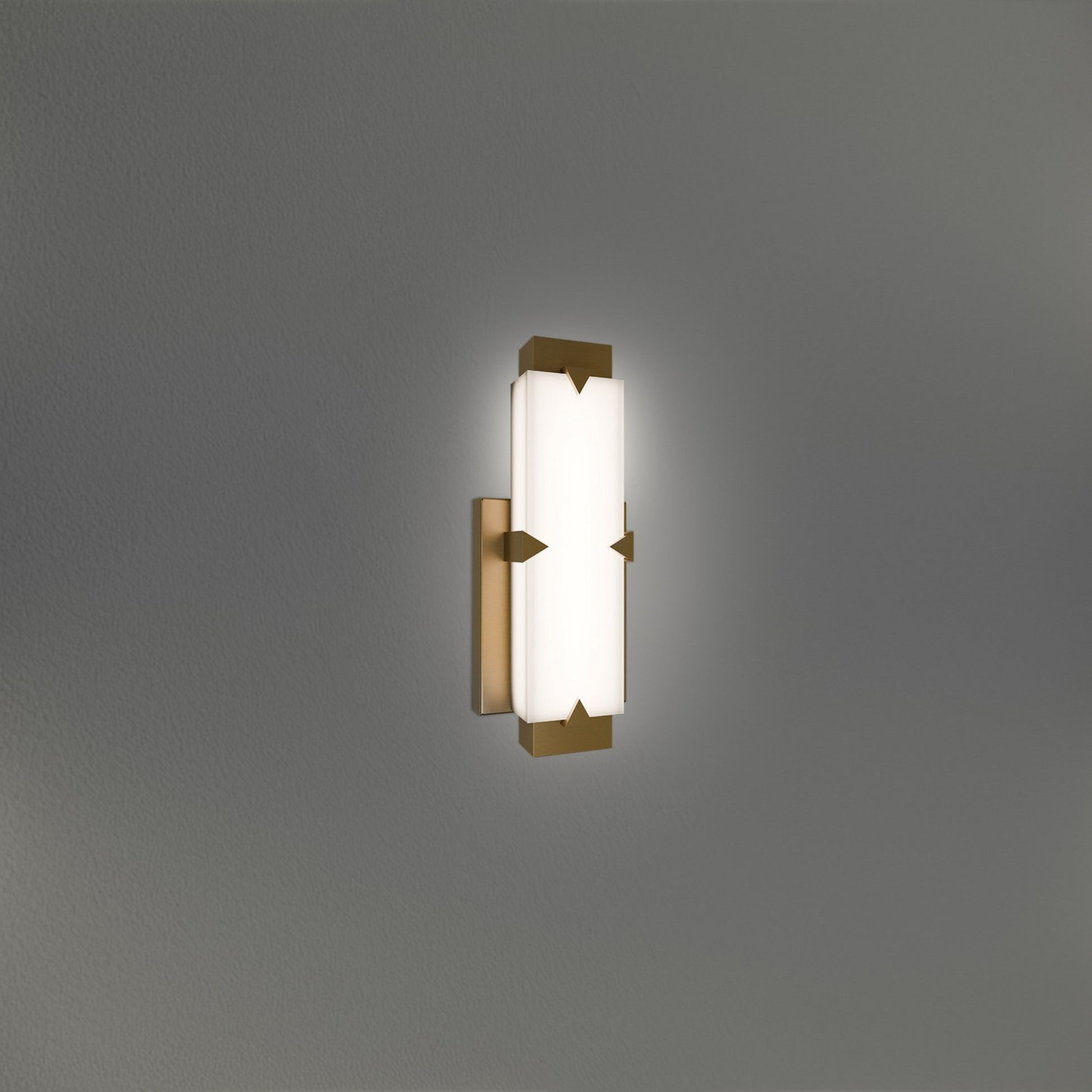 Carlisle 11" LED Wall Sconce, 3000K, Aged Brass Finish - Bees Lighting