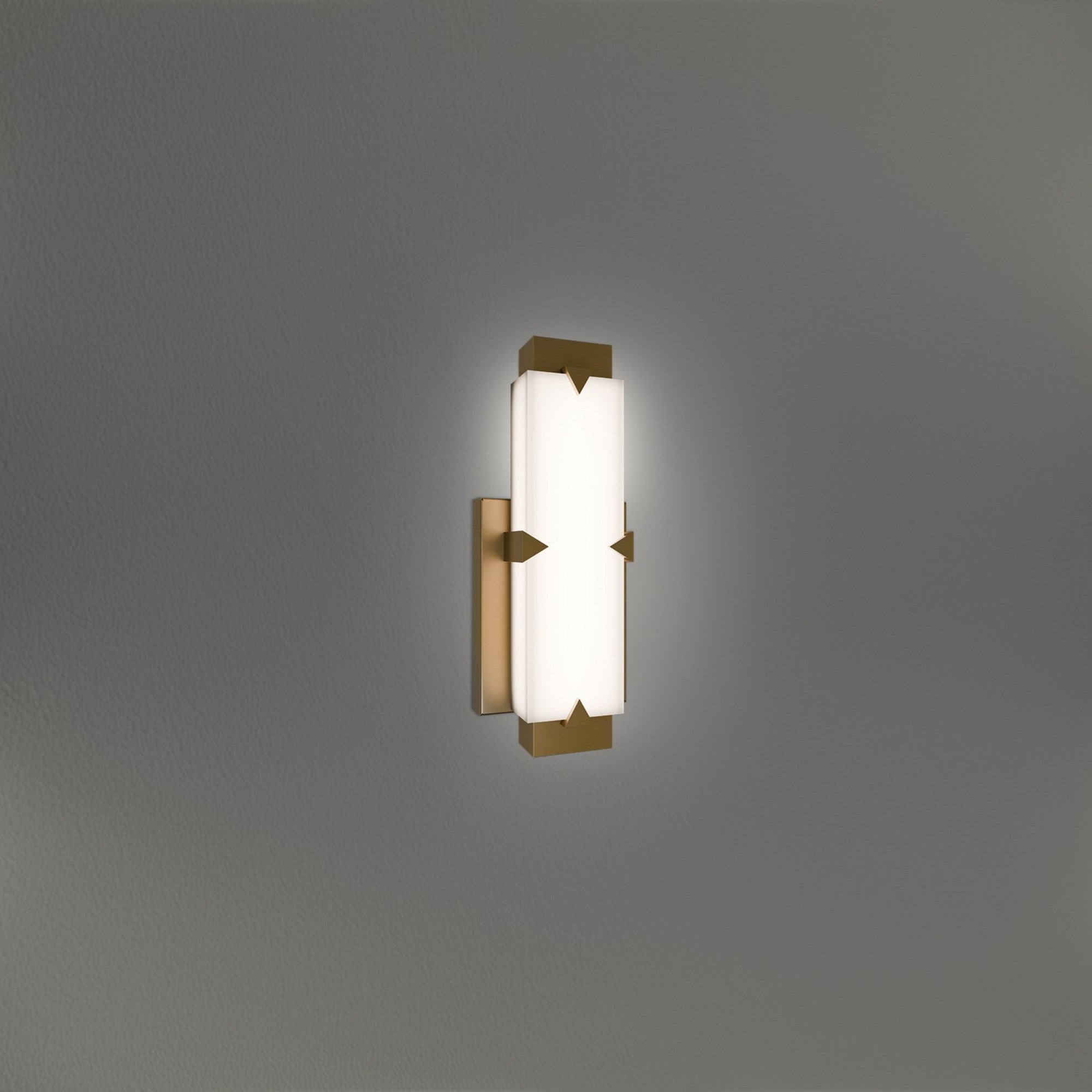 Carlisle 11" LED Wall Sconce, 4000K, Aged Brass Finish - Bees Lighting