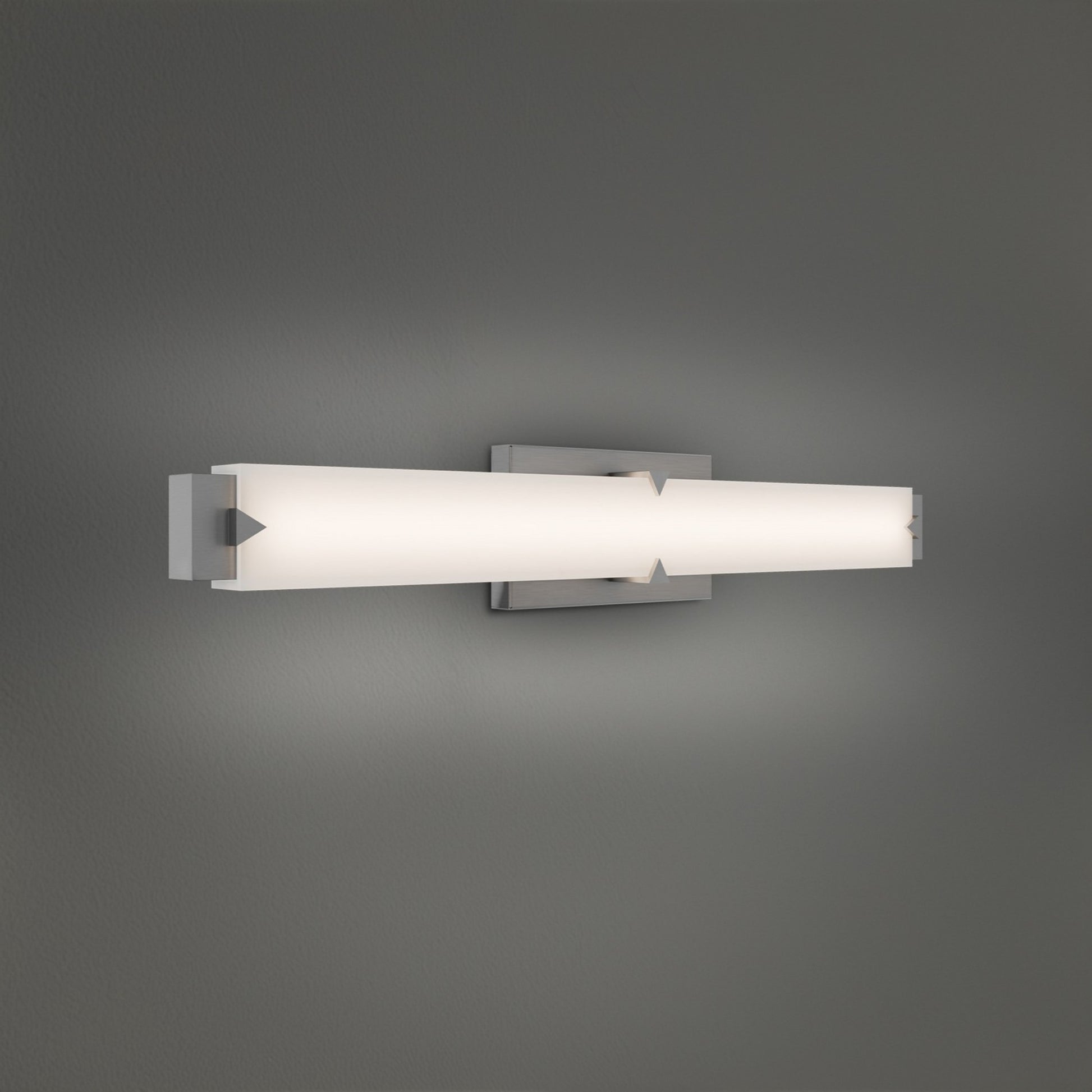 Carlisle 27" LED Wall Sconce, 3500K, Brushed Nickel Finish - Bees Lighting