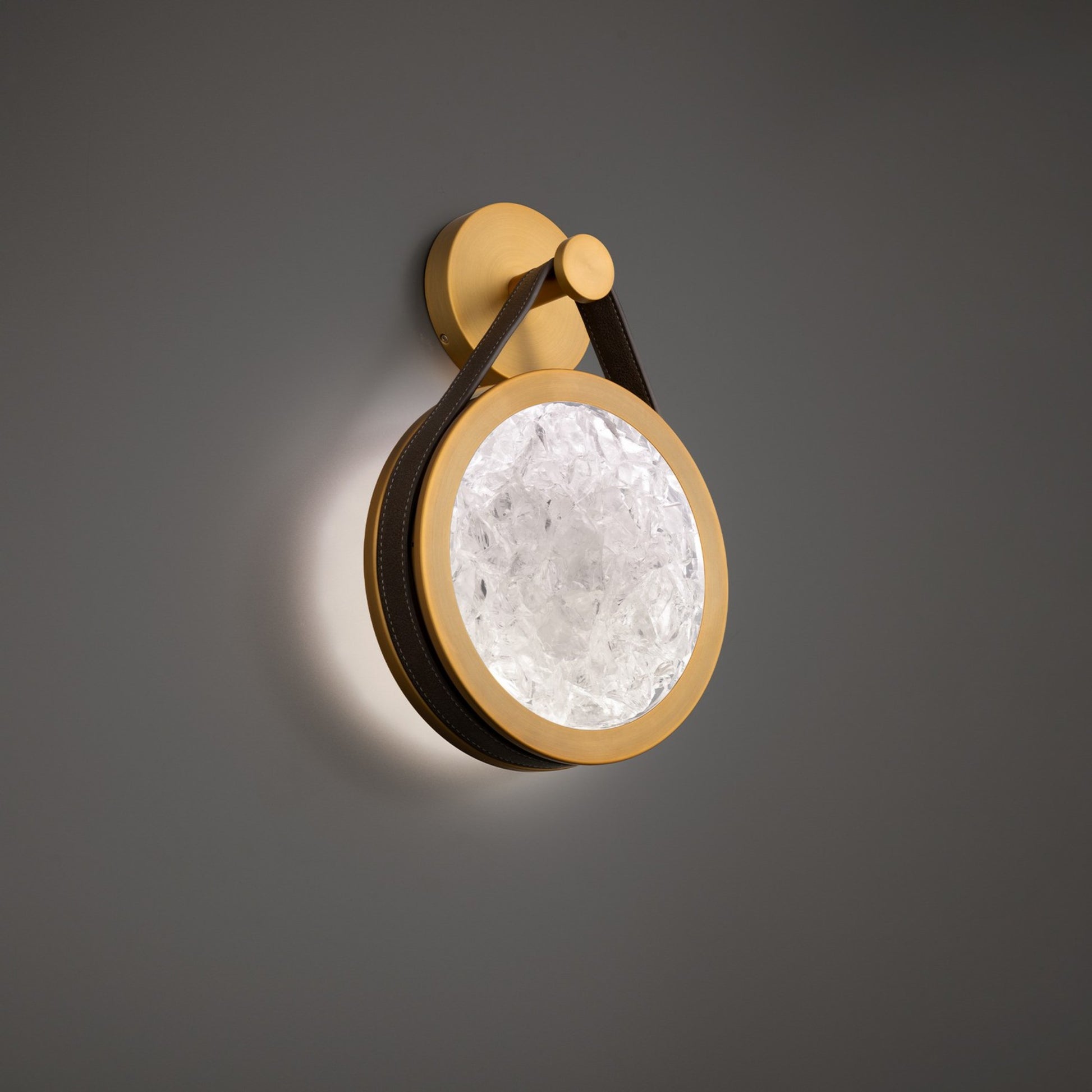 Clare 16" LED Wall Sconce, Warm Browged Brass Finish - Bees Lighting