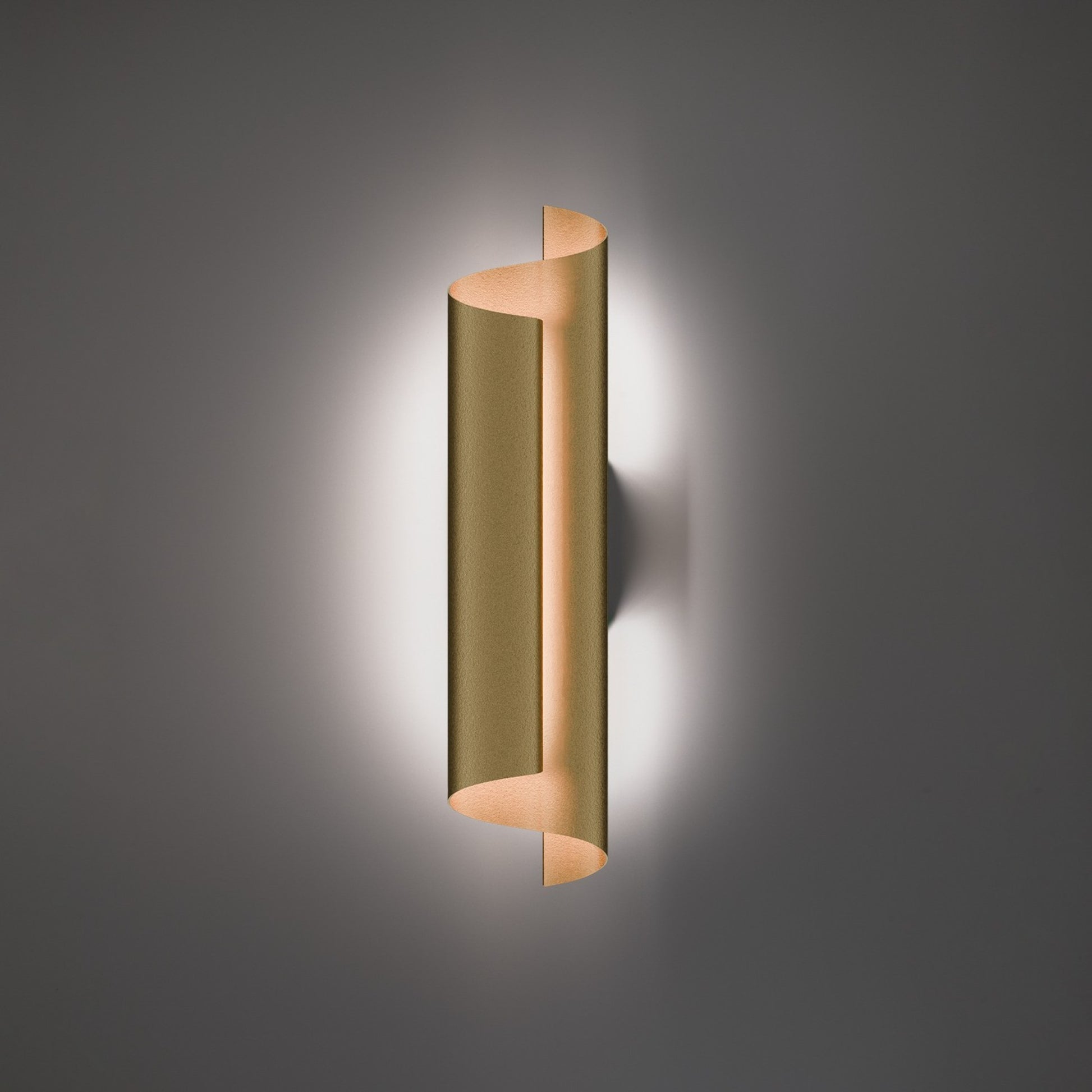 Pirouette 24" LED Wall Sconce, 4000K, Aged Brass Finish - Bees Lighting