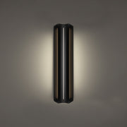 Kane 24" LED Outdoor Wall Sconce, Black Finish - Bees Lighting