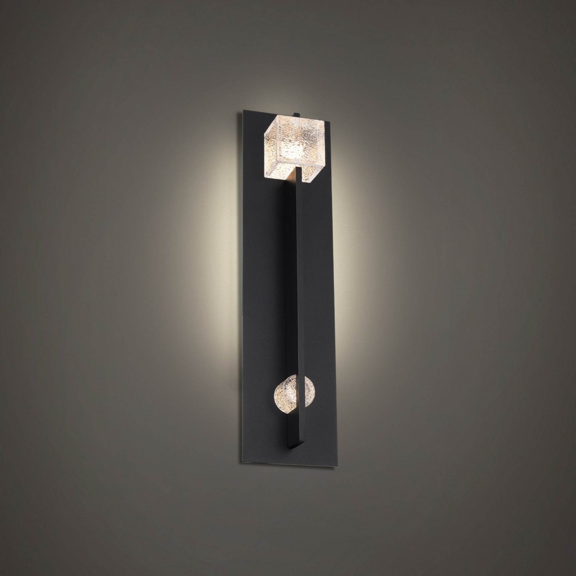 Scepter 22" LED Outdoor Wall Sconce, Black Finish - Bees Lighting