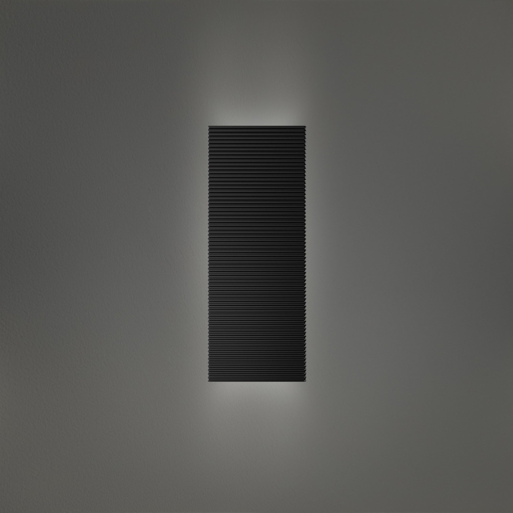 Pillar 16" LED Outdoor Wall Sconce, 4000K, Black Finish - Bees Lighting