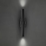 LED Outdoor Cylinder Light, Up/Down Light, 23W, 1714lm, Selectable CCT, 120-277V, Black - Bees Lighting