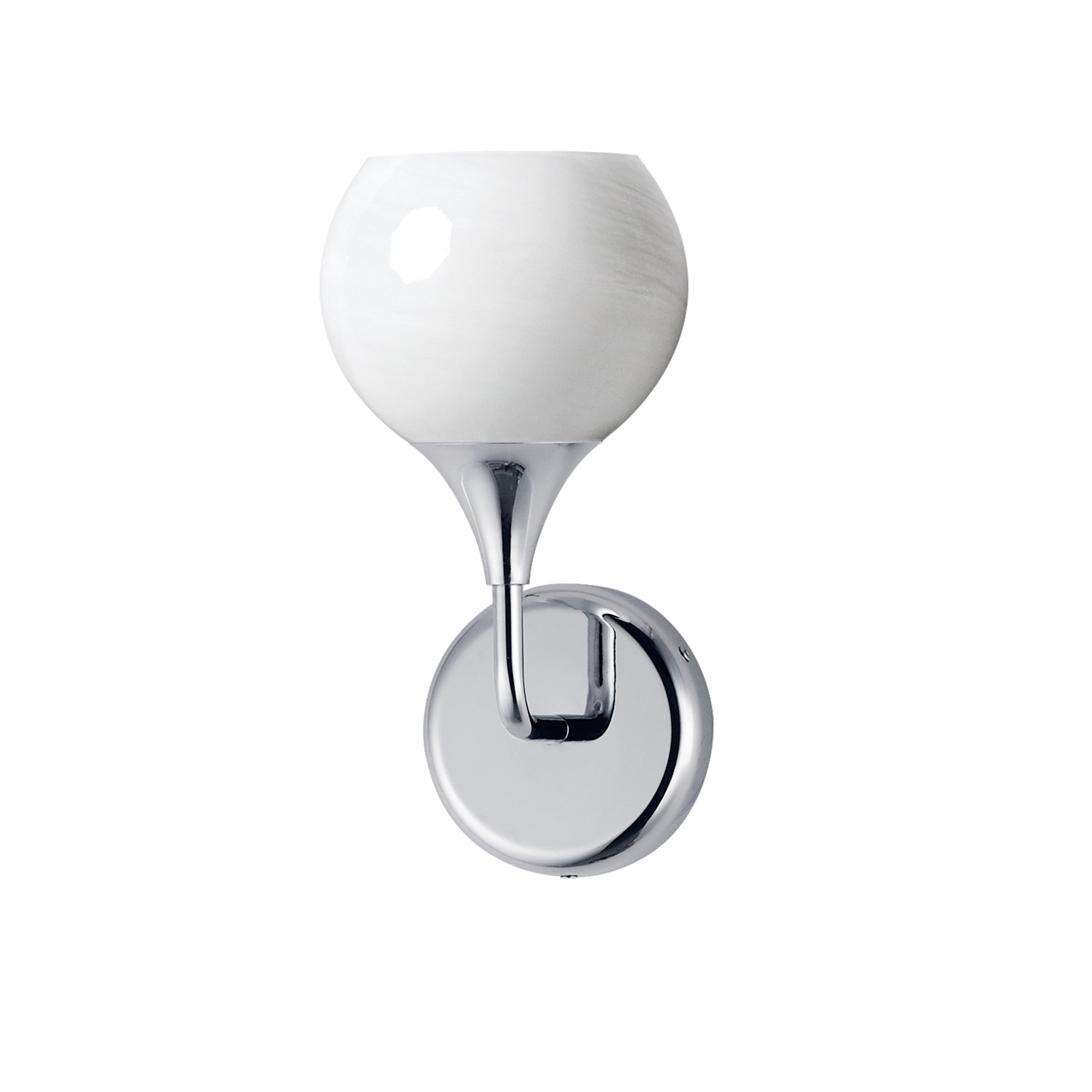 Neve 12" Wall Sconce, Polished Chrome Finish - Bees Lighting