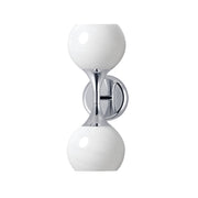 Neve 16" 2-Light Wall Sconce, Polished Chrome Finish - Bees Lighting