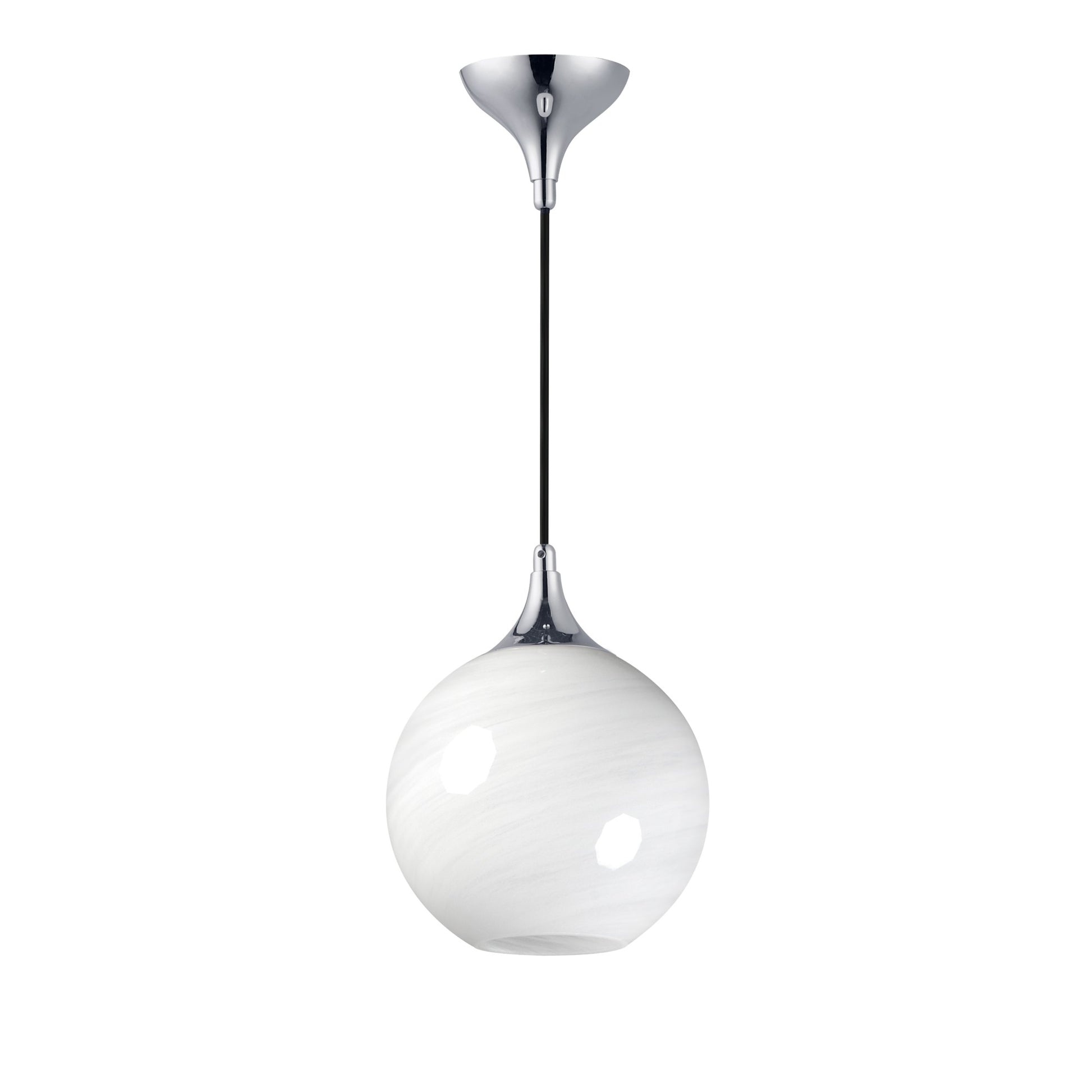 Neve 12" Pendant, Polished Chrome Finish - Bees Lighting