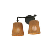 Baja 15" 2-Light Wall Sconce, Dark Bronze Finish - Bees Lighting
