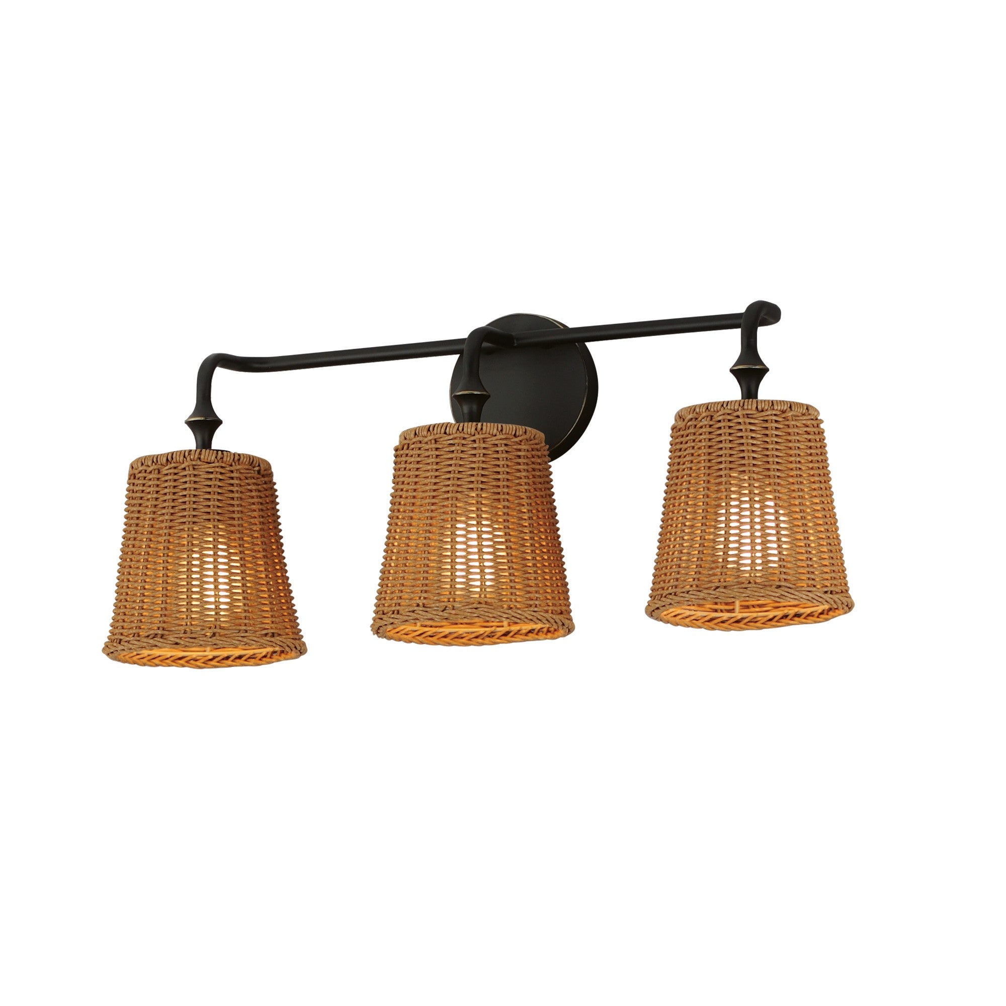 Baja 24" 3-Light Bath Vanity, Dark Bronze Finish