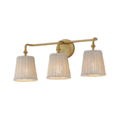Baja 24" 3-Light Bath Vanity, Natural Aged Brass Finish
