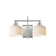 Bisque 16" 2-Light Wall Sconce, Polished Nickel Finish - Bees Lighting