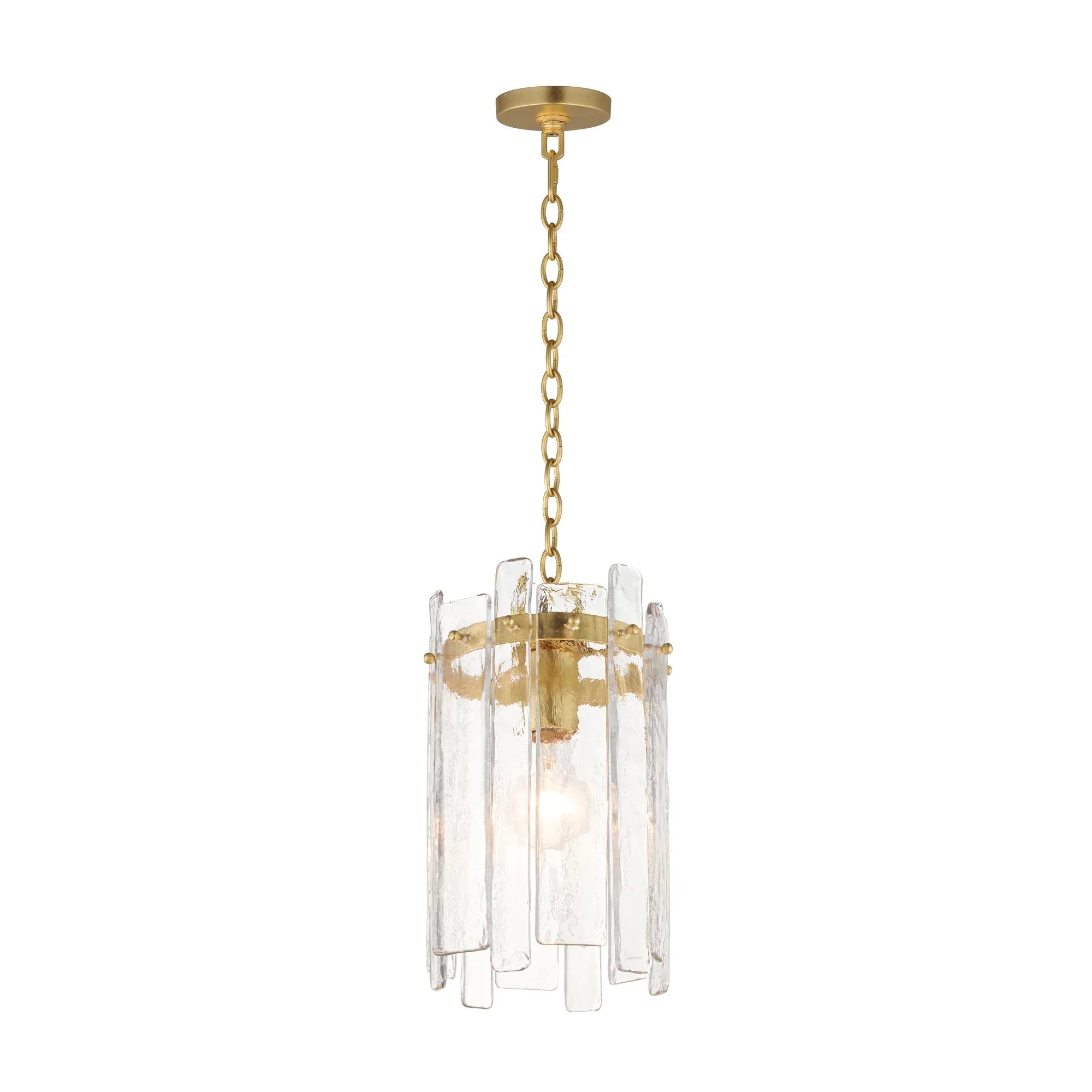Warren 12" Pendant, Gold Leaf Finish - Bees Lighting