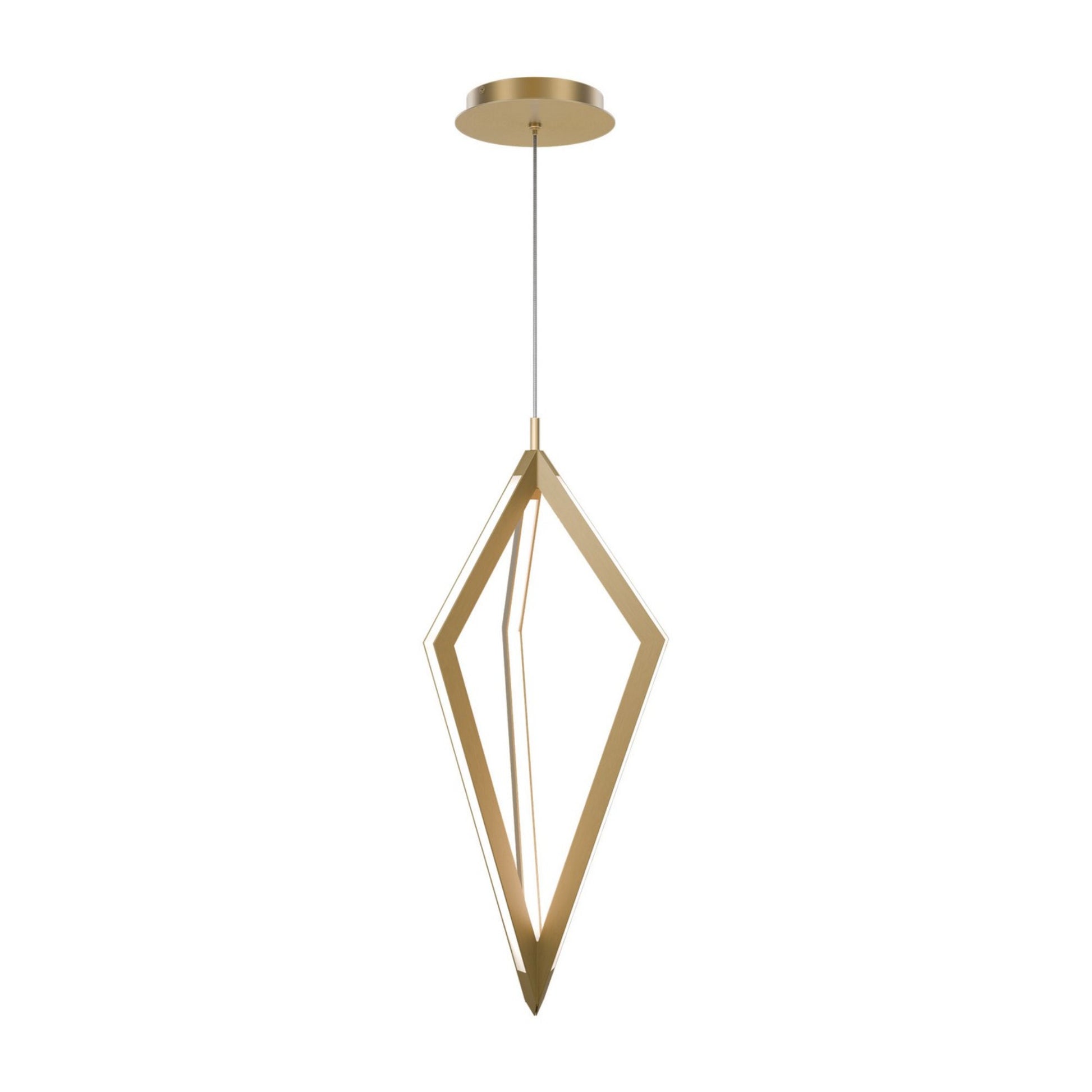 Tribeca 20" LED Pendant, 4CCT, Aged Brass Finish - Bees Lighting