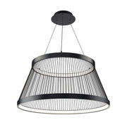 Grohle 31" LED Pendant, 4CCT, Black Finish - Bees Lighting