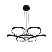 Klover 32" LED Pendant, 4CCT, Black Finish - Bees Lighting