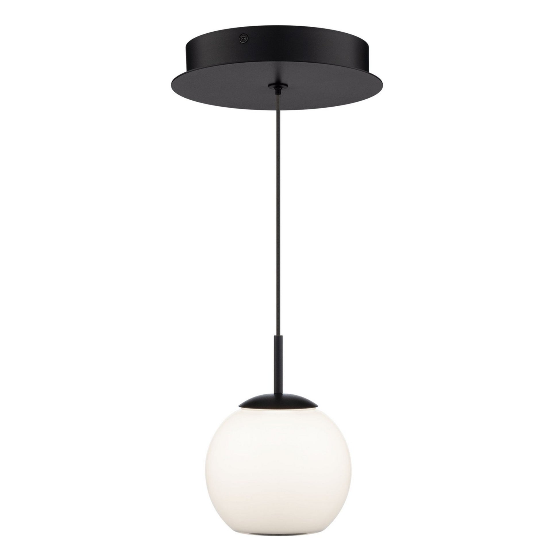 Close Encounters 6" LED Pendant, White Finish - Bees Lighting