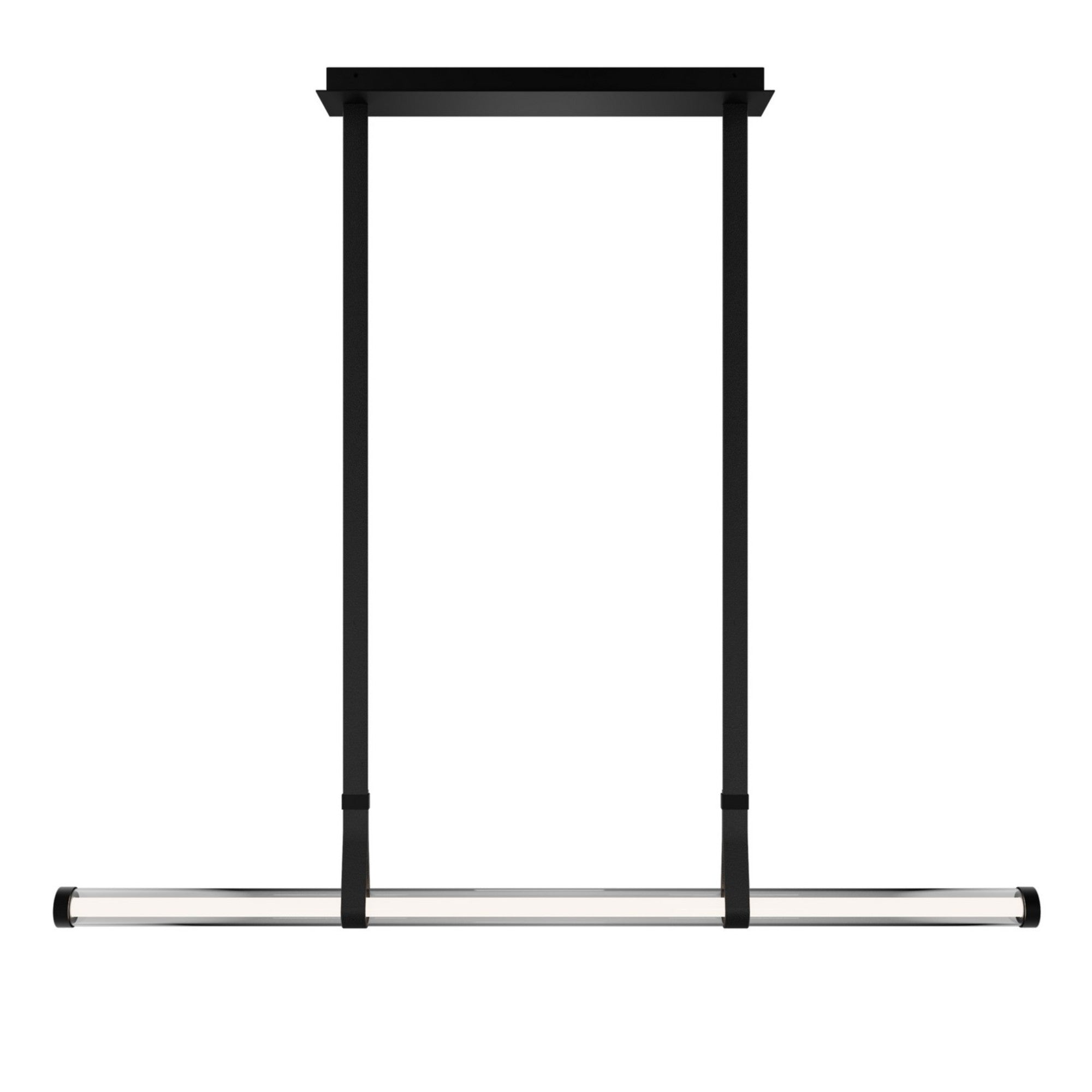 Balance Beam 52" LED Pendant, 4CCT, Black Finish - Bees Lighting