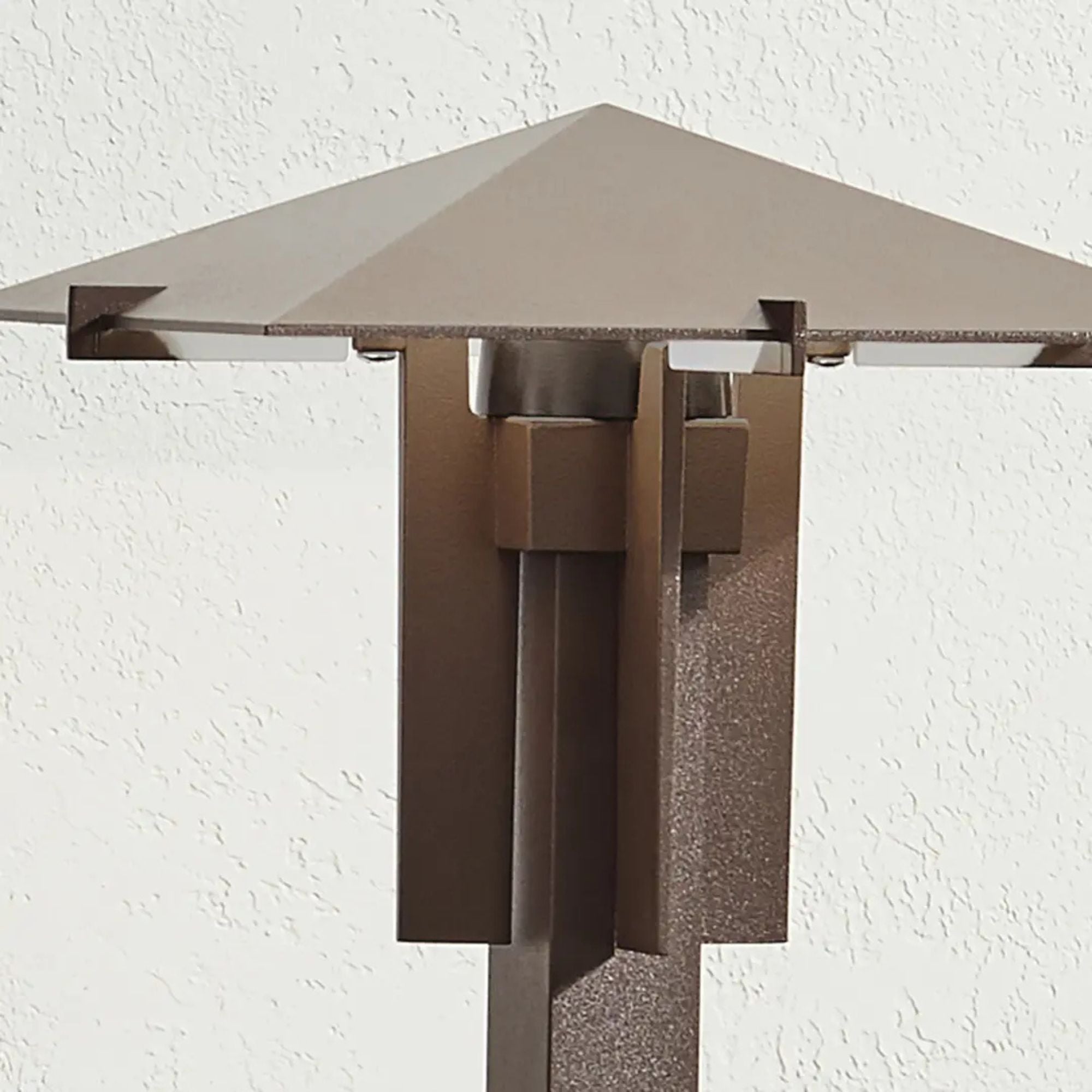 LED 2700K Forged Path Light, Textured Architectural Bronze