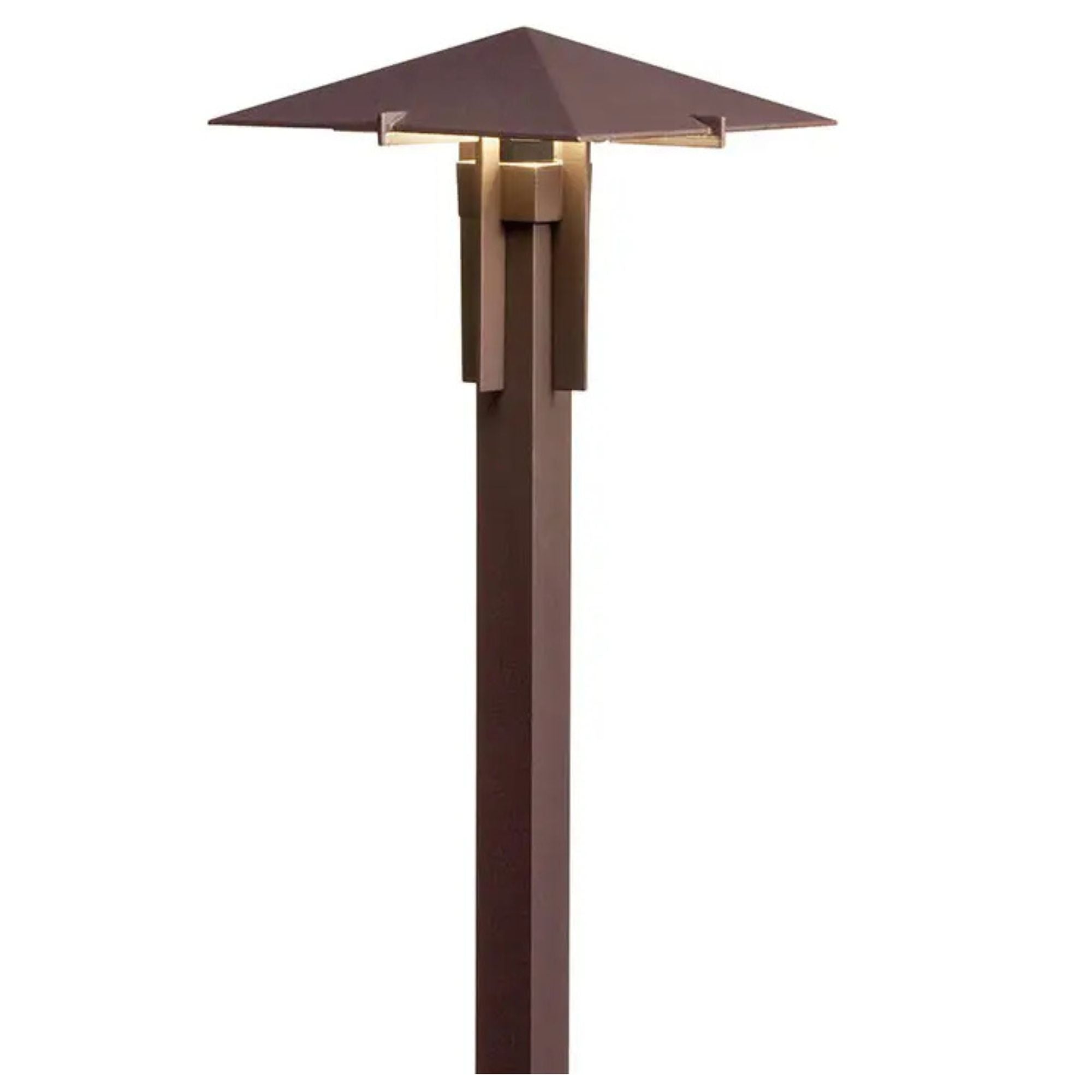 LED 2700K Forged Path Light, Textured Architectural Bronze
