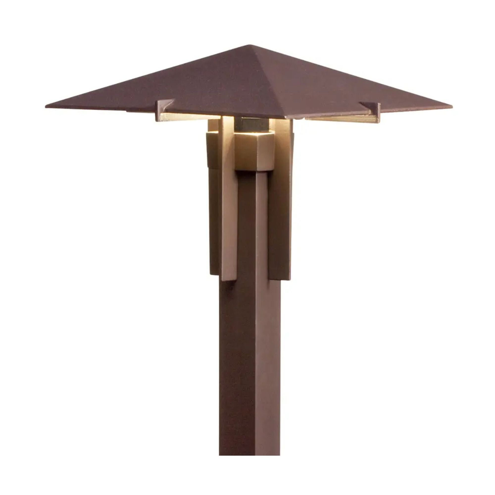 LED 2700K Forged Path Light, Textured Architectural Bronze
