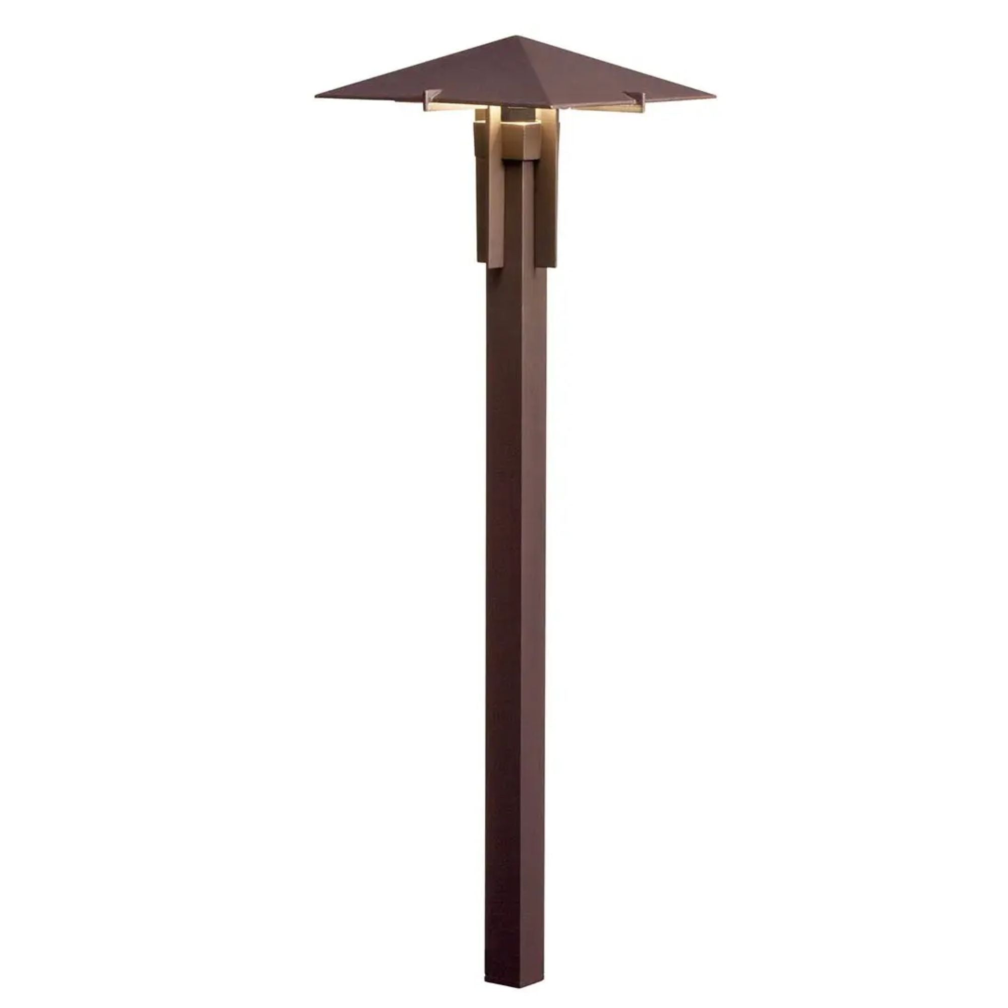 LED 3000K Forged Path Light, Textured Architectural Bronze