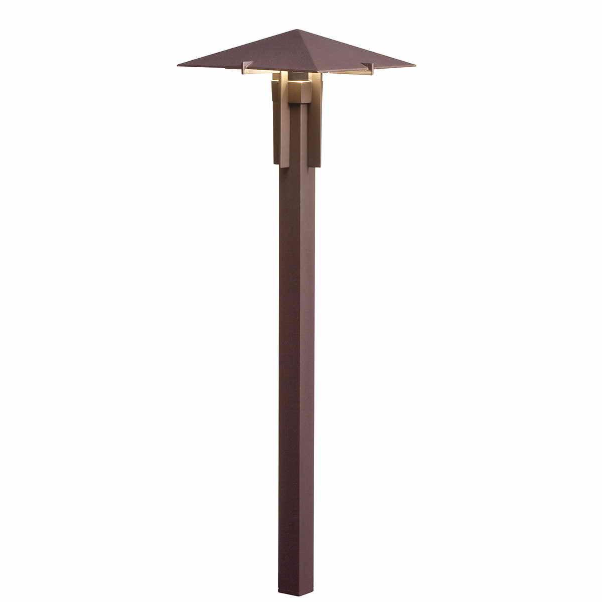 2W 160 Lumens LED Forged Path Light Textured Architectural Bronze