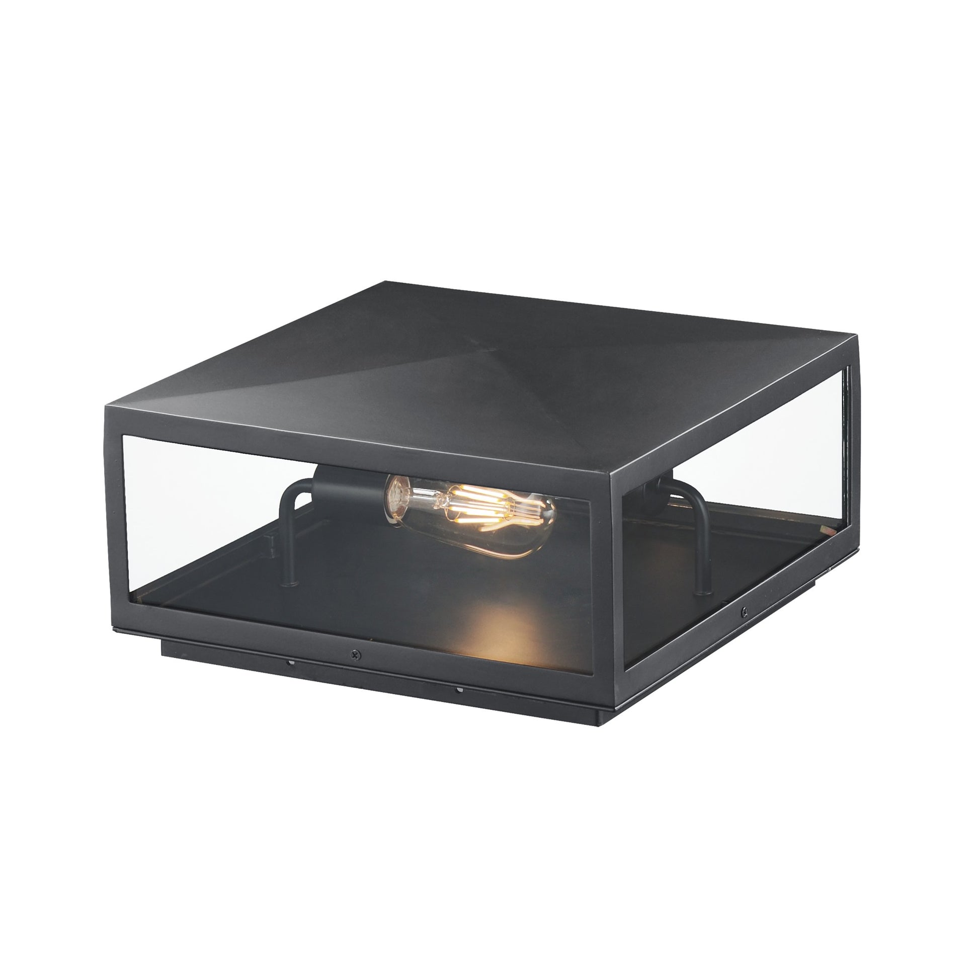 Catalina 13" 2-Light Deck Lantern, Dark Bronze Finish - Bees Lighting
