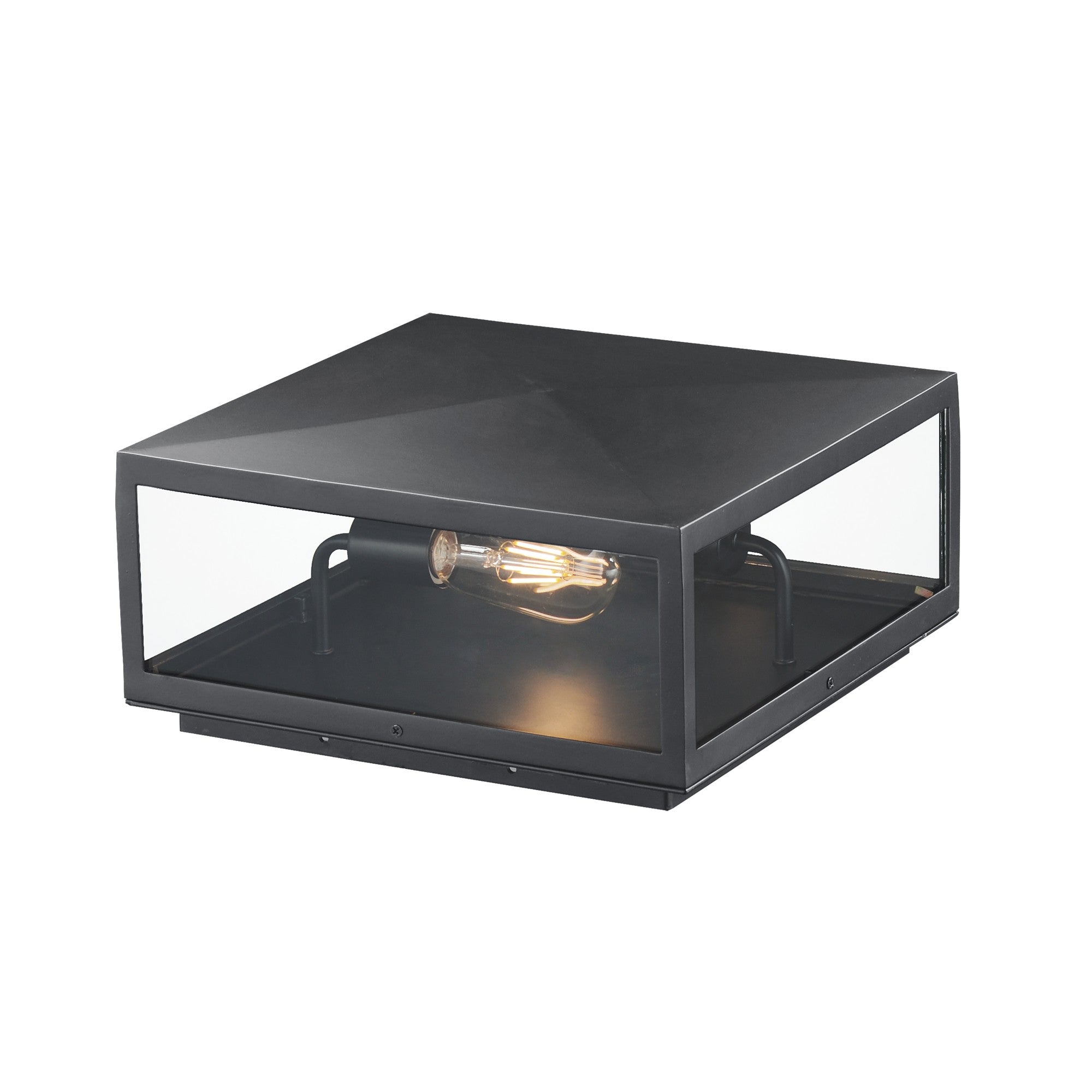 Catalina 13" 2-Light Deck Lantern, Dark Bronze Finish - Bees Lighting