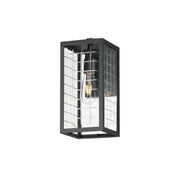 Magnus 13" Outdoor Wall Sconce, Black Finish - Bees Lighting
