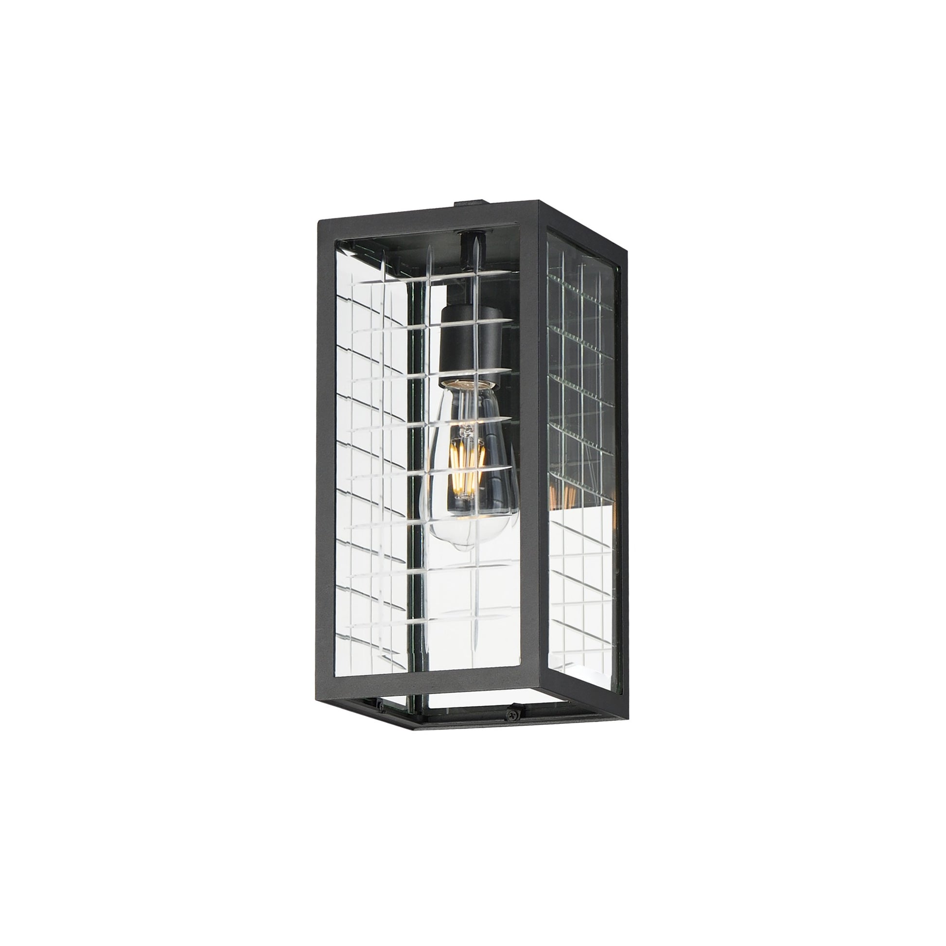 Magnus 13" Outdoor Wall Sconce, Black Finish - Bees Lighting