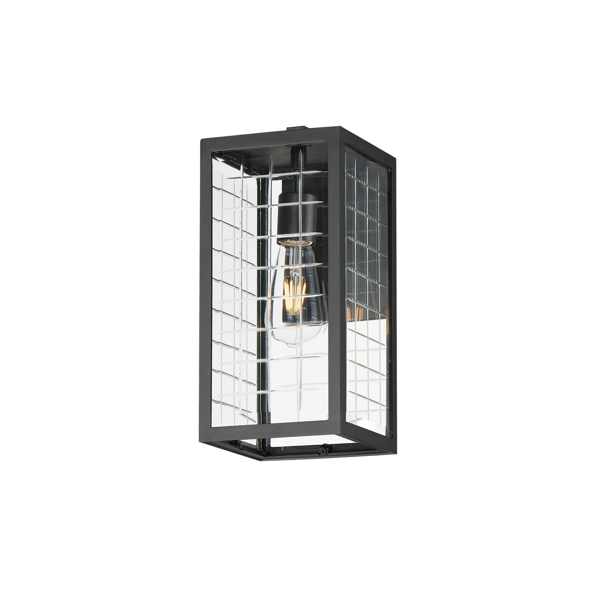 Magnus 13" Outdoor Wall Sconce, Black Finish - Bees Lighting