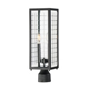 Magnus 20" 2-Light Outdoor Post Lantern, Black Finish - Bees Lighting