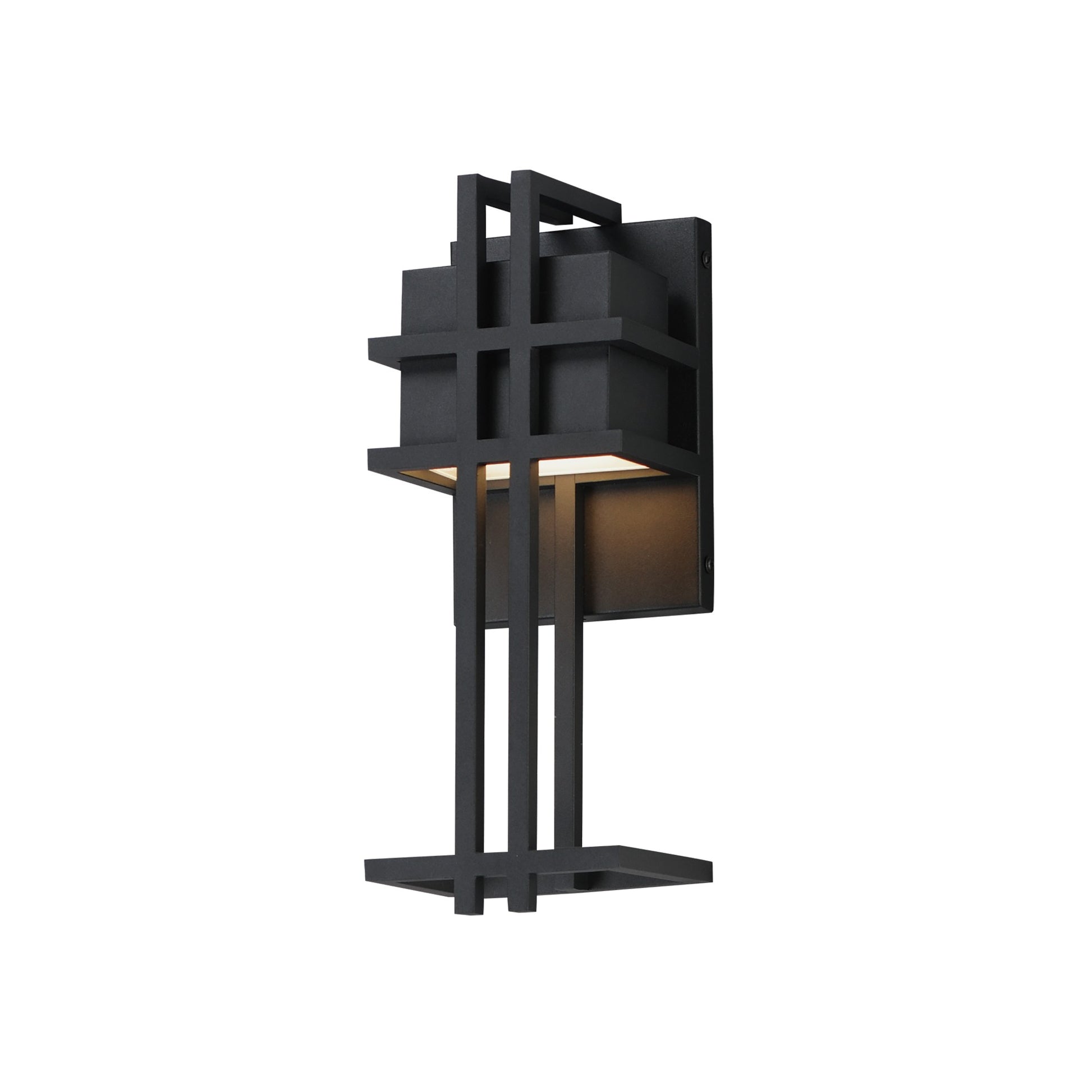 Prairie 13" LED Outdoor Wall Sconce, Black Finish - Bees Lighting