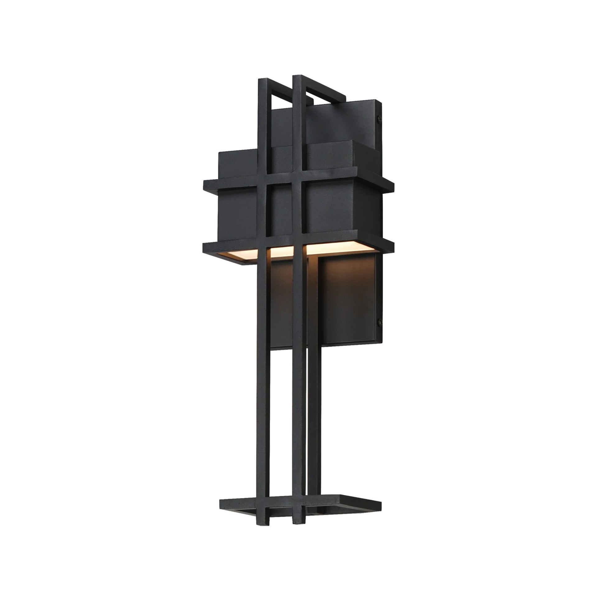 Prairie 17" LED Outdoor Wall Sconce, Black Finish - Bees Lighting